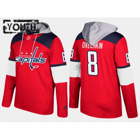 Kinder Washington Capitals Alex Ovechkin 8 N001 Pullover Hooded Sweatshirt